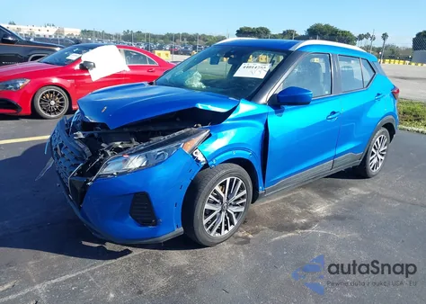 2021 Nissan Kicks Sv Xtronic Cvt из США, поврежденный, VIN 3N1CP5CV1ML483426